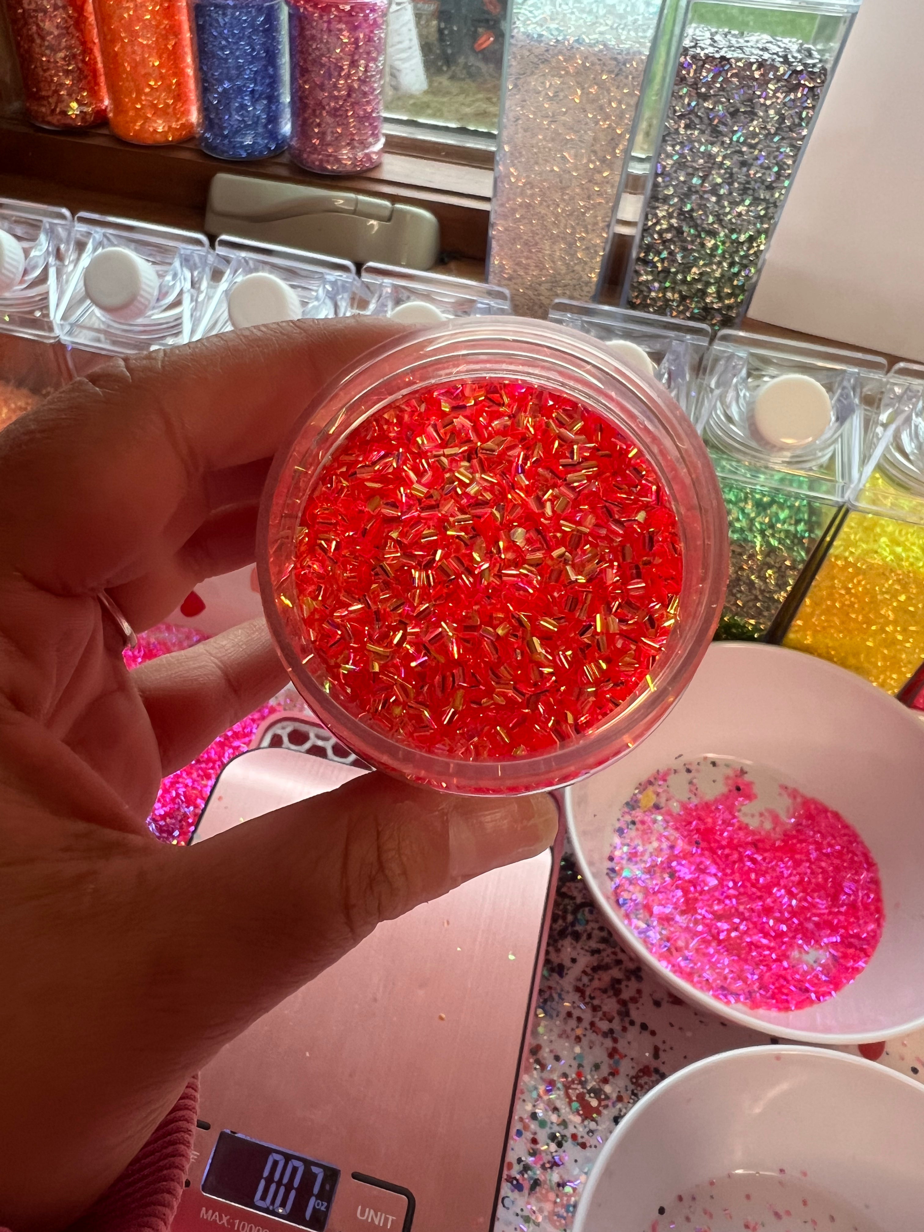 Coral Bubble Glitter