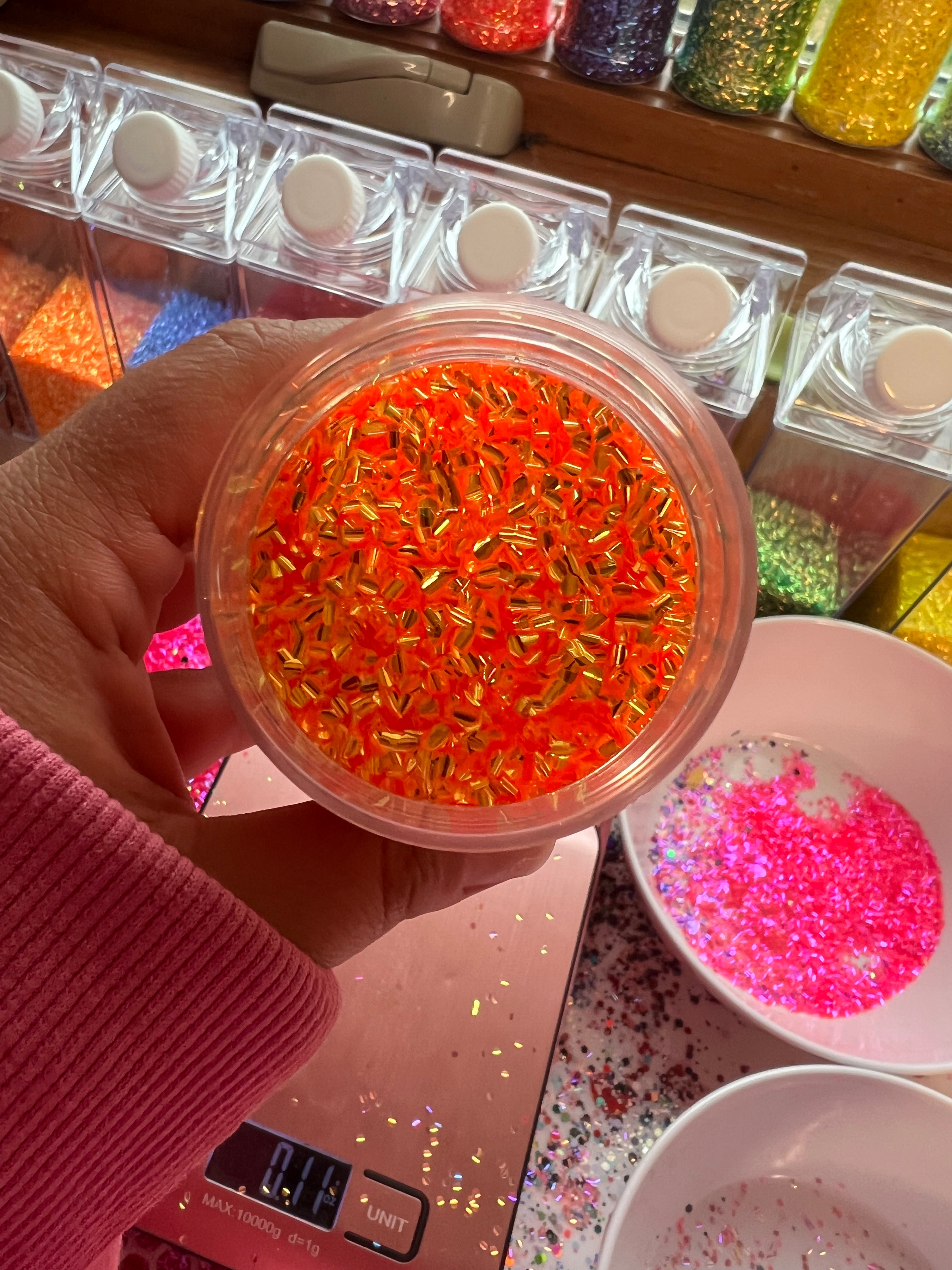 Flame Bubble Glitter