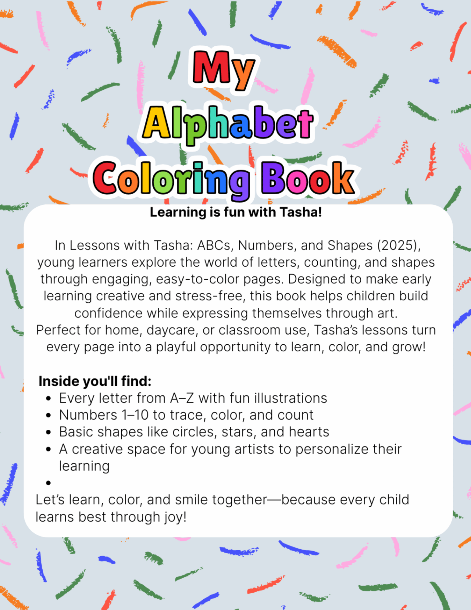 My Alphabet Coloring Book