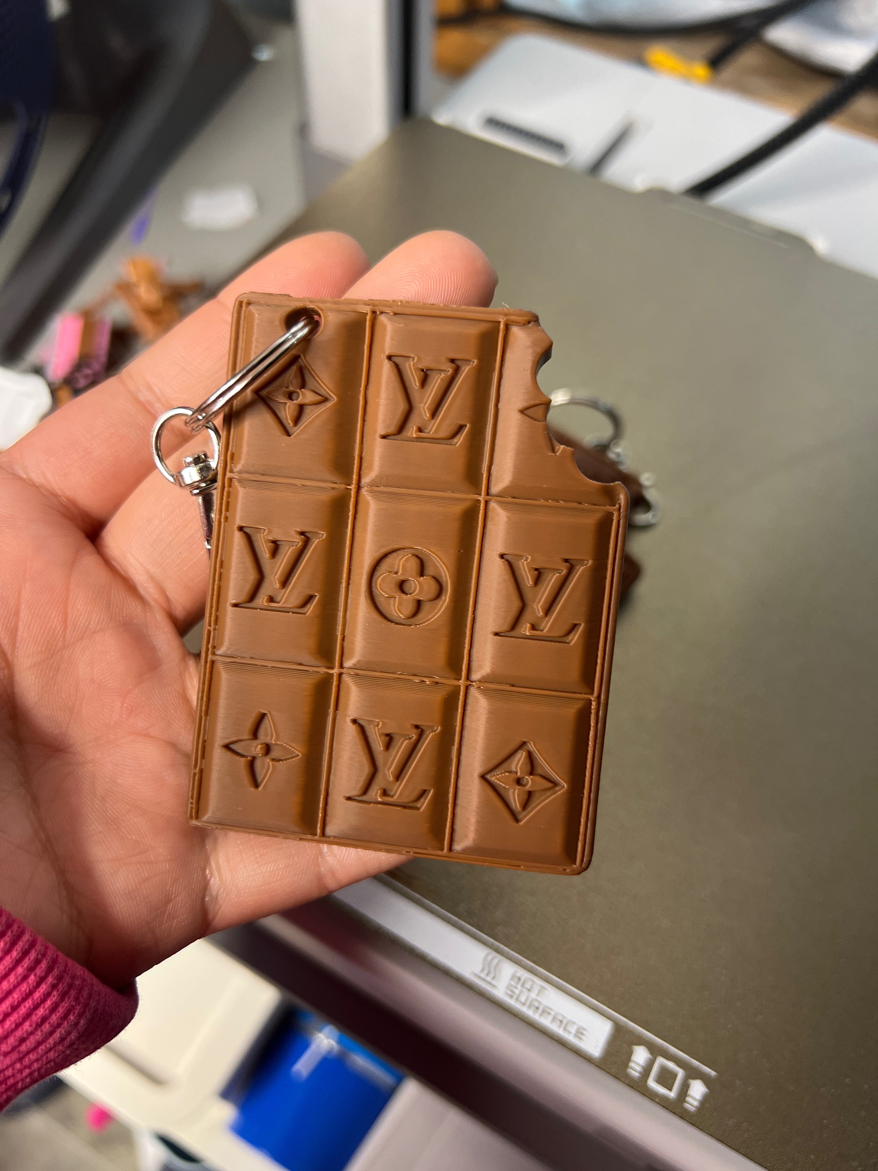 3D Printed Luxury Chocolate Keychain