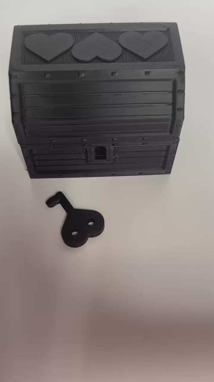 3D Printed Locking Chest and Key