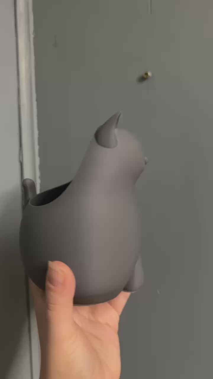 3D Printed Cat Storage – Cute Cat Storage Holder & Desk Decor
